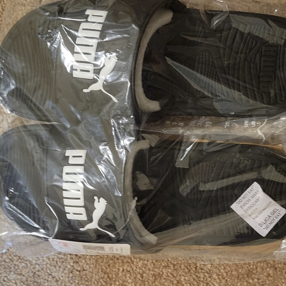 Puma Cool Cat 2.0 Men Black Slide Sandals - Picture 1 of 6